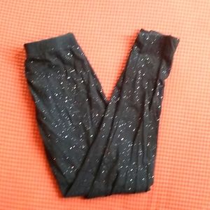 Black sparkly pants/leggings